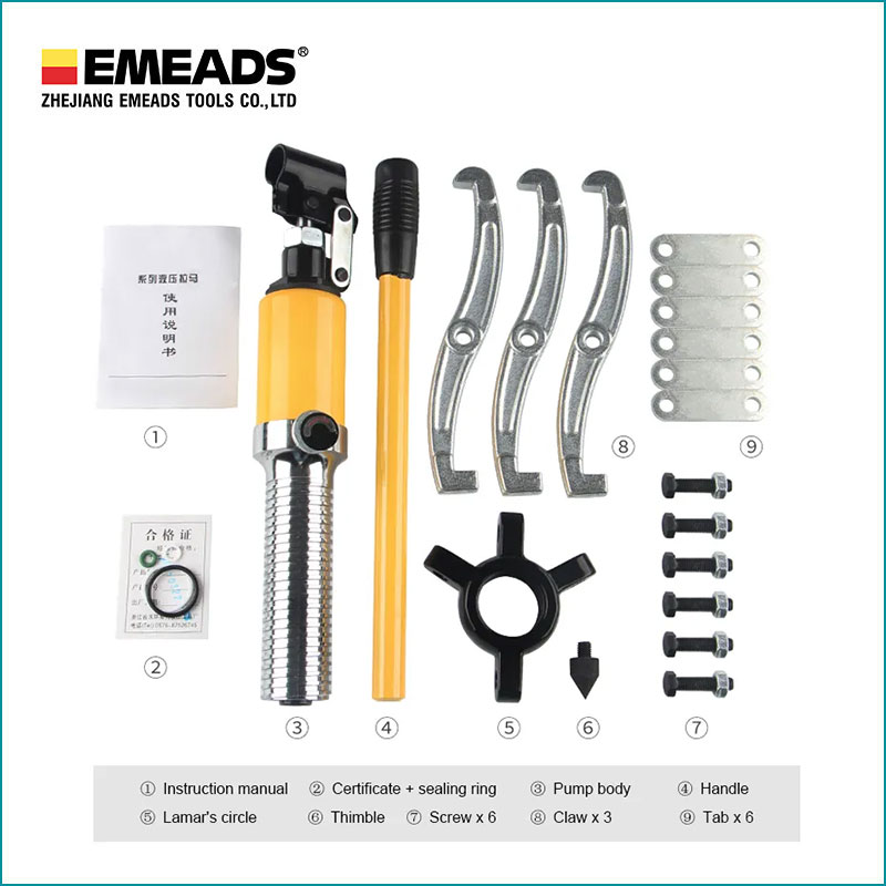 Emeads YL YF Integral Hydraulic Pulley Pulley Hydraulic Three Jaw Removable Hydraulic Pulley For Lateral Use Bearing Puller