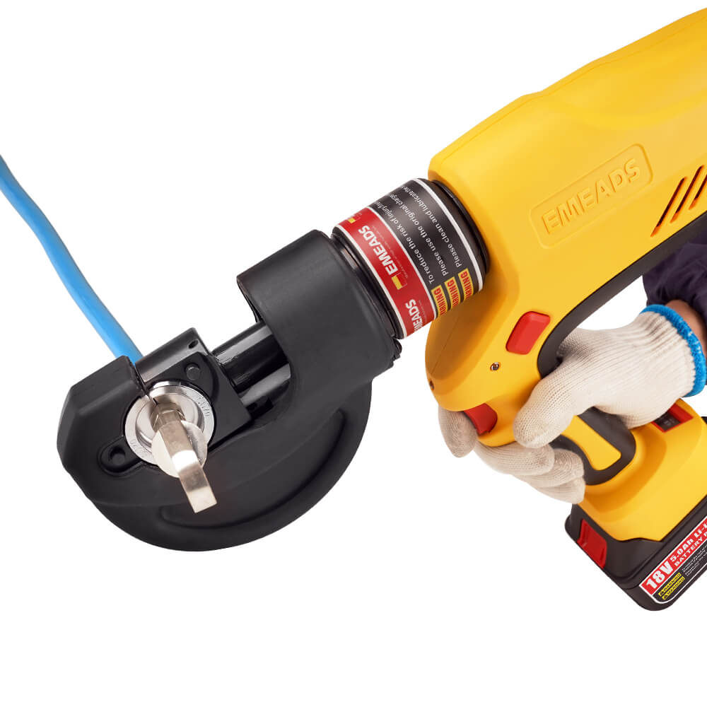 battery powered crimping cutting punching tools