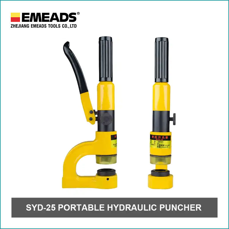 6 Ton Manual Hole Hydraulic Digger Punching Tool