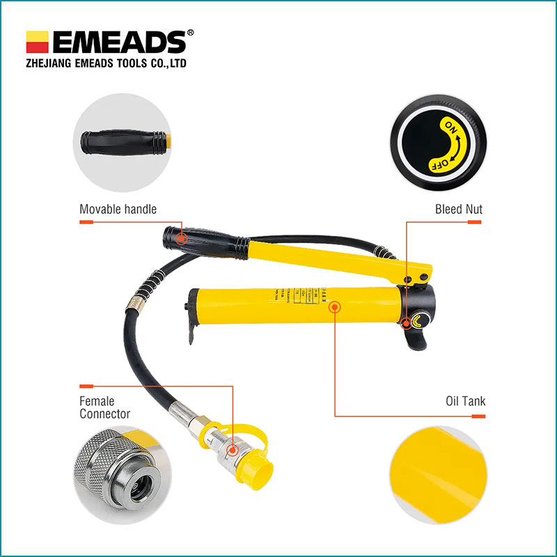 CP-180 Tube Benders Manual Hydraulic Pipe Bender With Bracket