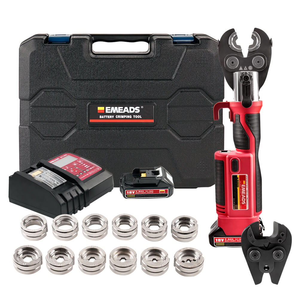 battery powered crimping cutting tools