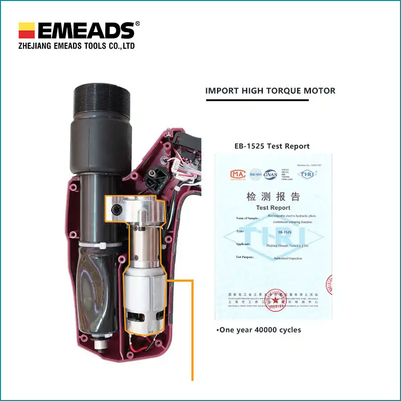 Rechargeable Hydraulic Crimping Tool