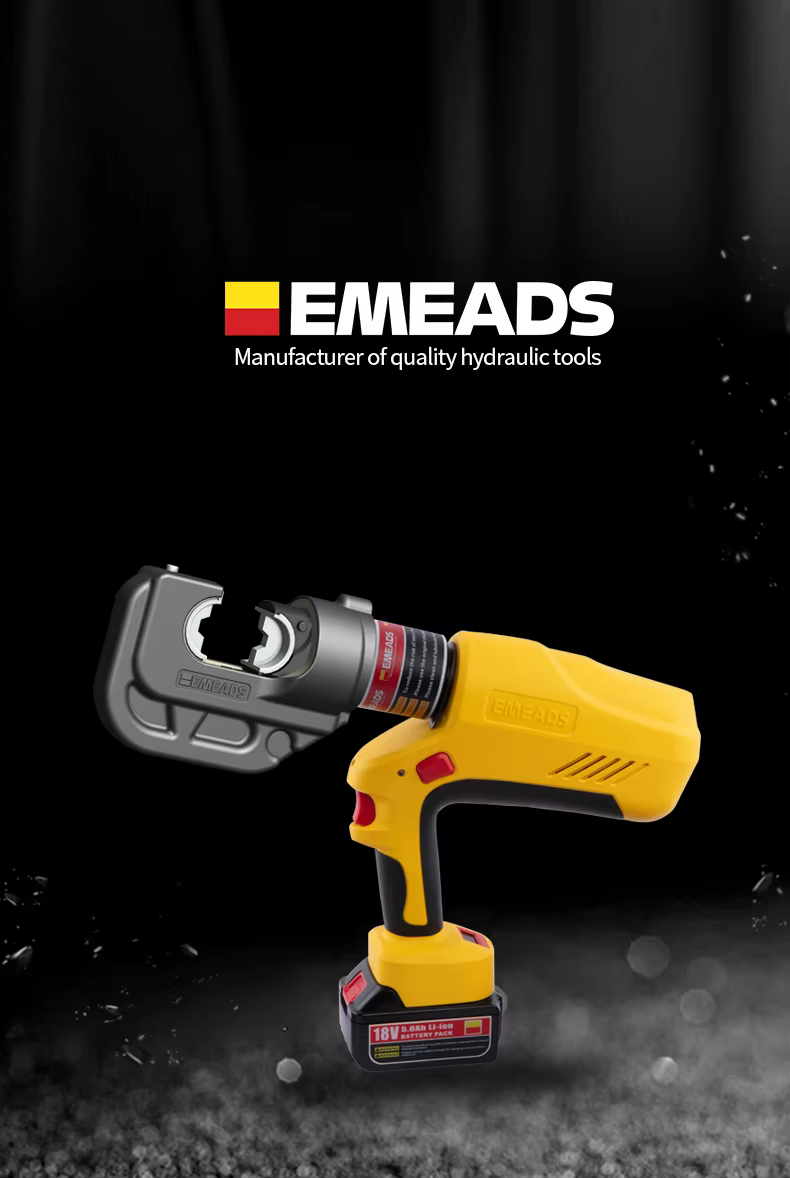 Peyton EBS-400 with LED speed indicator in plastic case Hydraulic cable crimping tool hydraulic cable cutter 400mm2